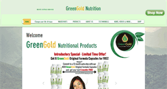 Desktop Screenshot of greengoldnutrition.com